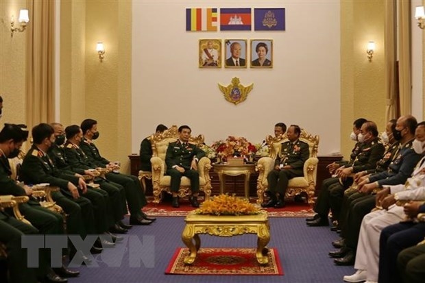 Vietnam, Cambodia enhance defence links